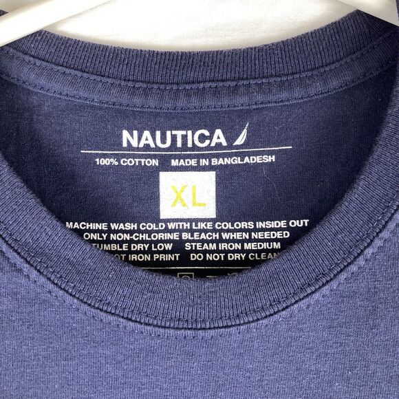 Lot Of 2 Nautica Solid Color T-Shirts Men’s Extra Large - Picture 4 of 11